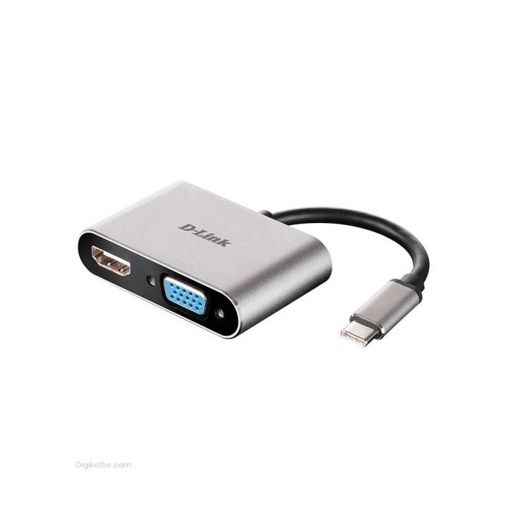 هاب USB-C به HDMI/VGA‌ دی‌لینک DUB-V210