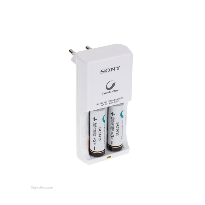 شارژر باتری سونی BCG-34HW2GN ( به همراه 2 عدد باتری | اورجینال)
