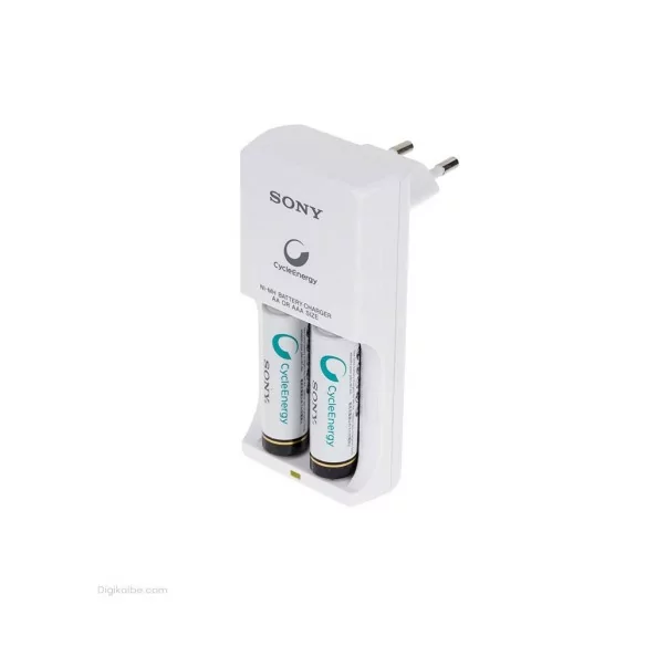 شارژر باتری سونی BCG-34HW2GN ( به همراه 2 عدد باتری | اورجینال)