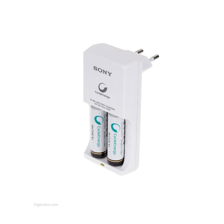 شارژر باتری سونی BCG-34HW2GN ( به همراه 2 عدد باتری | اورجینال)
