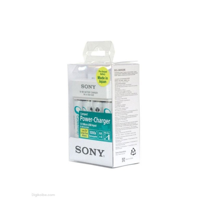 شارژر باتری سونی BCG-34HHU4K – شارژر سریع و مطمئن