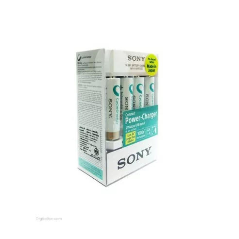 شارژر باتری سونی BCG-34HHU4K (به همراه 4 عدد باتری | اورجینال )|دیجی کلبه