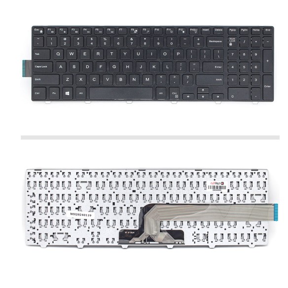 کیبورد لپ‌تاپ دل 3558 (Inspiron 15 | با فریم)
