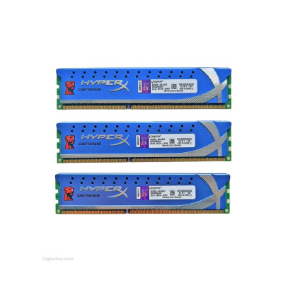 رم دسکتاپ DDR3 کینگ استون HyperX تک کاناله 1600 مگاهرتز ظرفیت 4 گیگابایت (استوک)