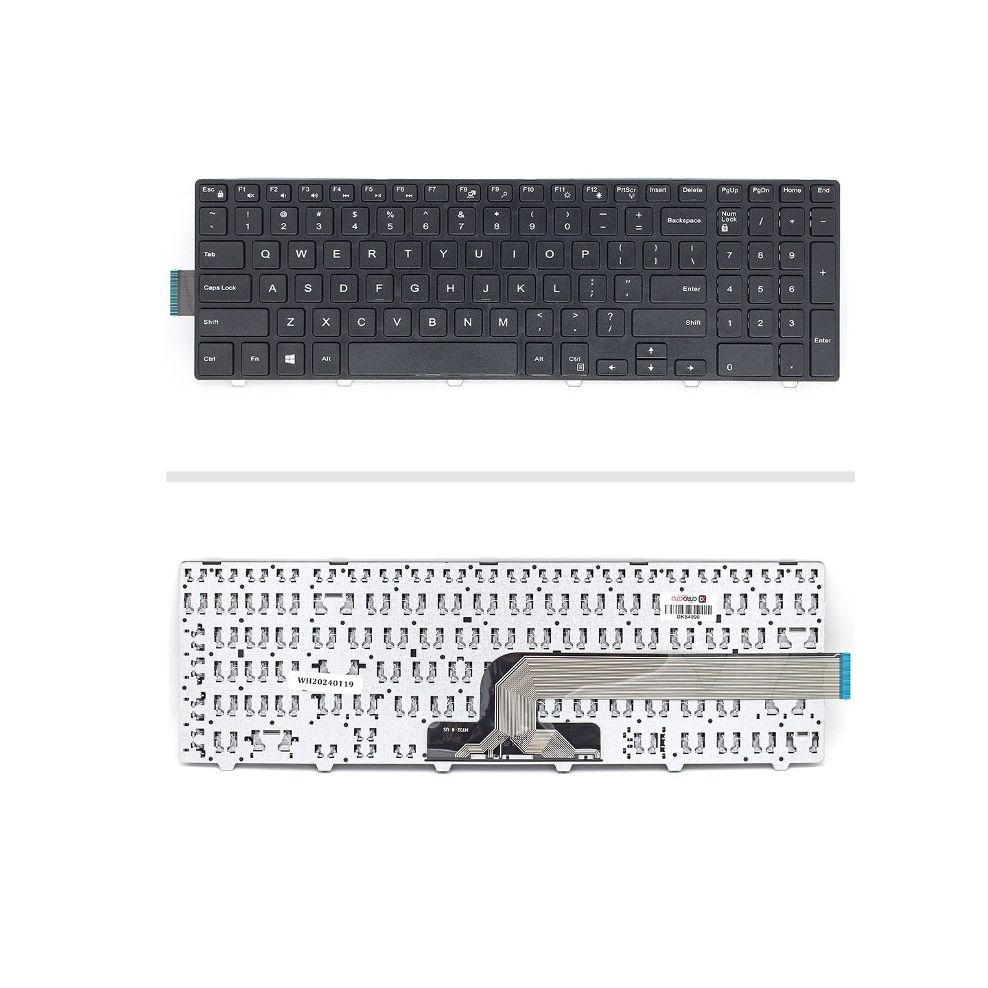 کیبورد لپ‌تاپ دل 3576 (Inspiron 15 | با فریم)