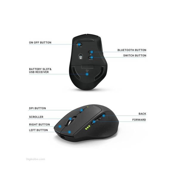 ماوس بی‌سیم رپو MT550