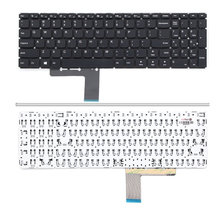 کیبورد لپ‌تاپ لنوو IdeaPad 310-15 (اینتر کوچک بدون فریم)