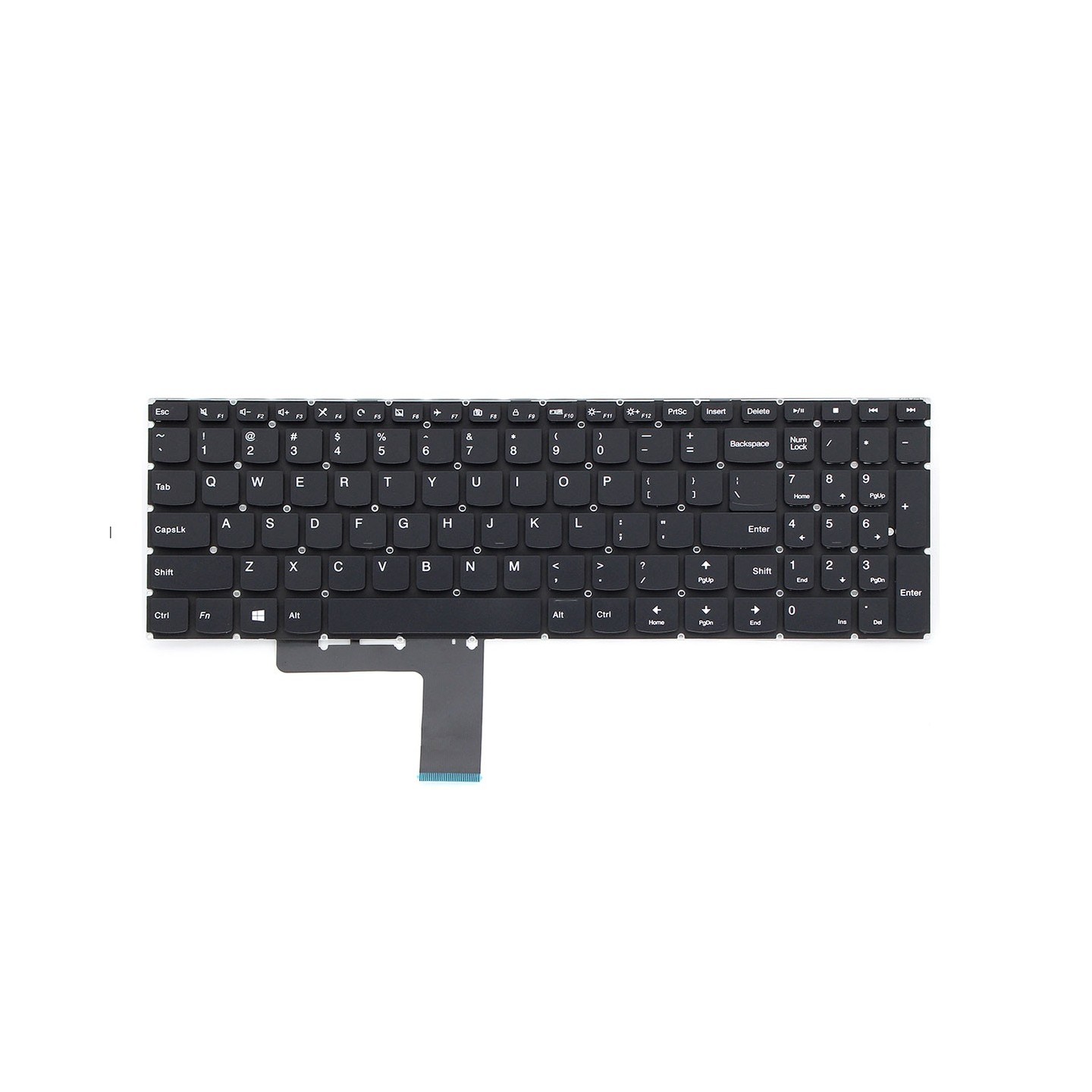 کیبورد لپ‌تاپ لنوو IdeaPad 310-15 (اینتر کوچک بدون فریم)