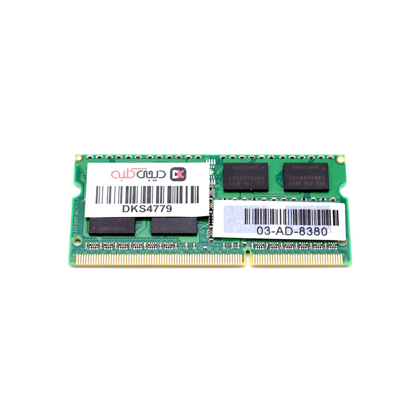 رم لپ‌تاپ PC3-10600 سامسونگ 1333 مگاهرتز 8 گیگابایت (اورجینال)