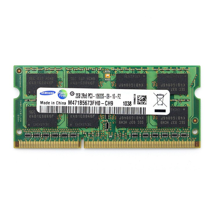 رم لپ‌تاپ PC3-10600 سامسونگ 1333 مگاهرتز 2 گیگابایت (استوک | اورجینال)