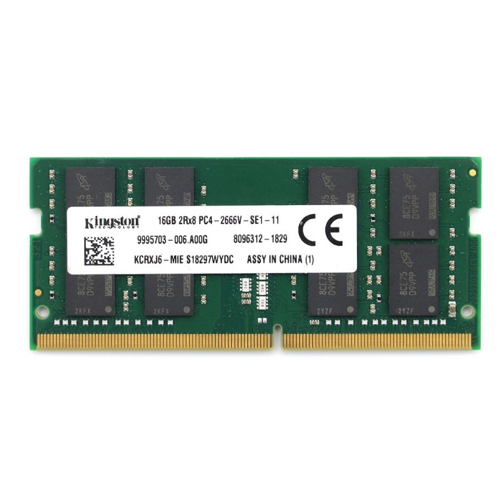 رم لپ‌تاپ PC4-2666 کینگستون 16 گیگابایت (اورجینال - استوک)