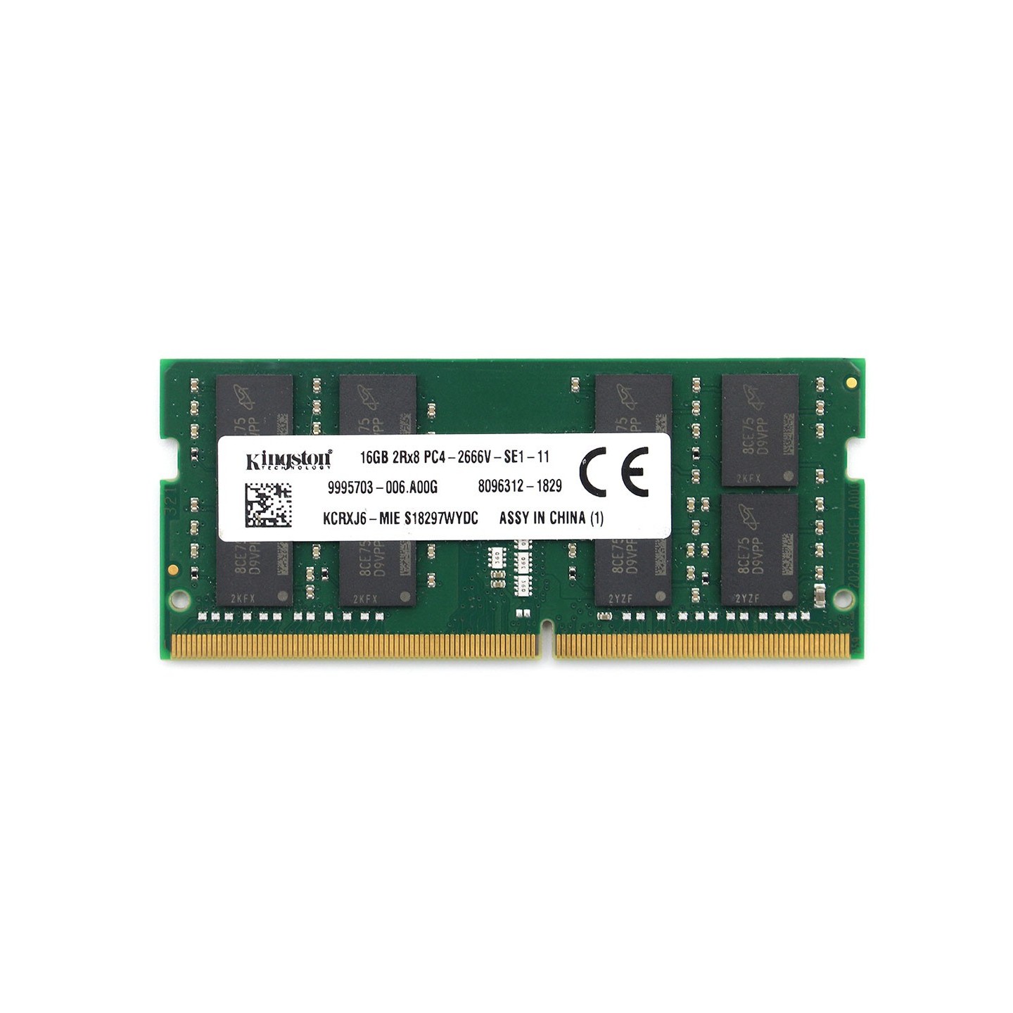 رم لپ‌تاپ PC4-2666 کینگستون 16 گیگابایت (اورجینال - استوک)