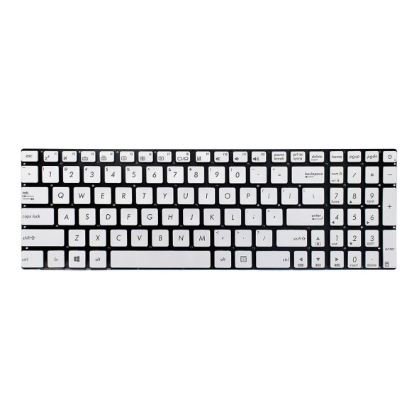 کیبورد لپ‌تاپ ایسوس N552 ( VivoBook | بدون فریم | با بکلایت)