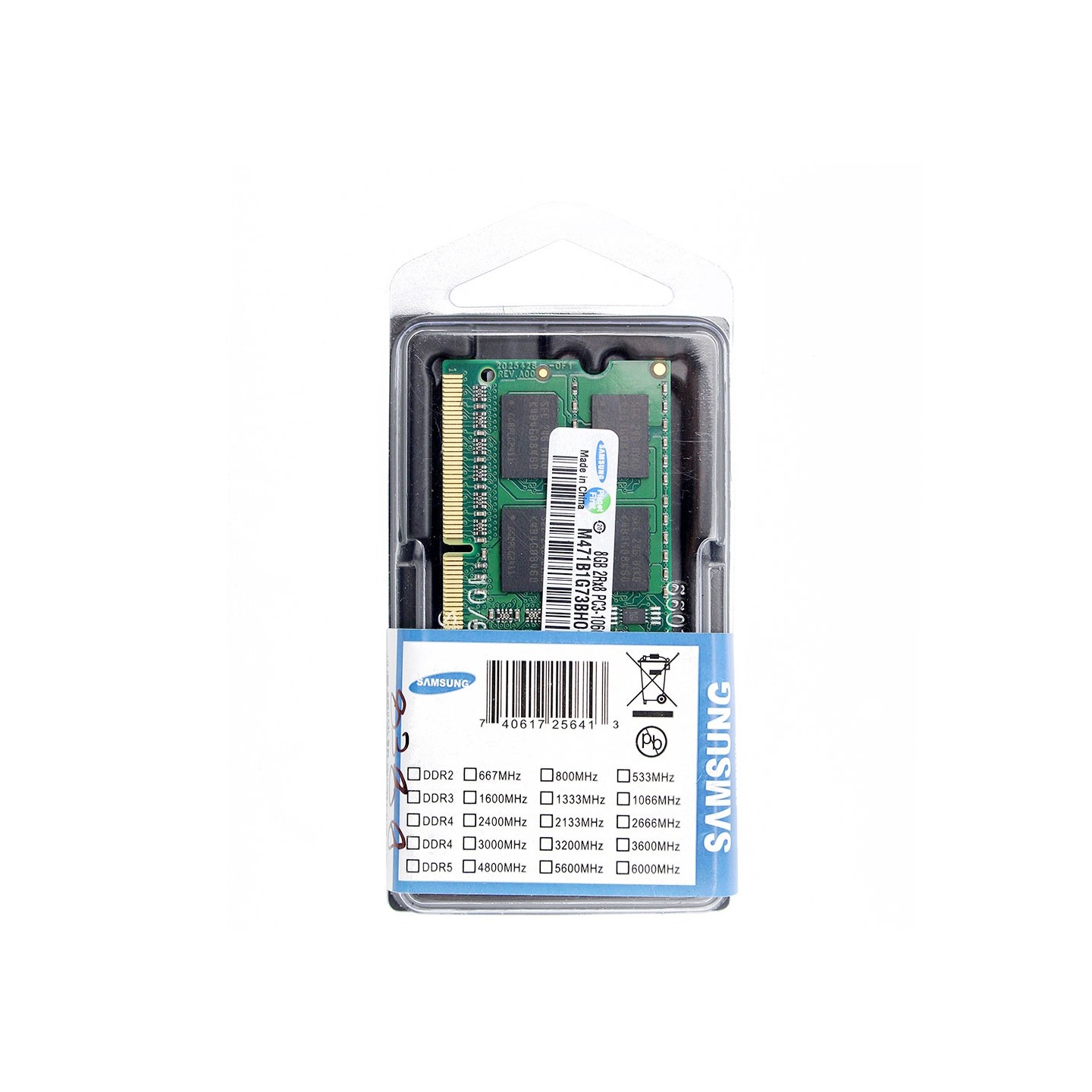 رم لپ‌تاپ PC3-10600 سامسونگ 1333 مگاهرتز 8 گیگابایت (اورجینال)