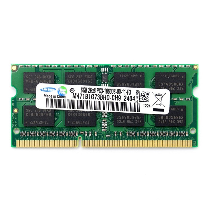 رم لپ‌تاپ PC3-10600 سامسونگ 1333 مگاهرتز 8 گیگابایت (اورجینال)