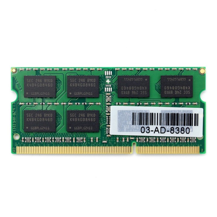 رم لپ‌تاپ PC3-10600 سامسونگ 1333 مگاهرتز 8 گیگابایت (اورجینال)