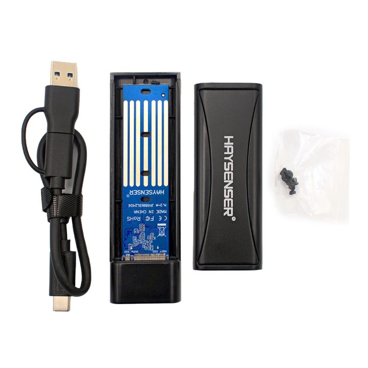باکس تبدیل هارد لپ‌تاپ هایسنسر HY-M1058 (M.2 NVME & NGFF)
