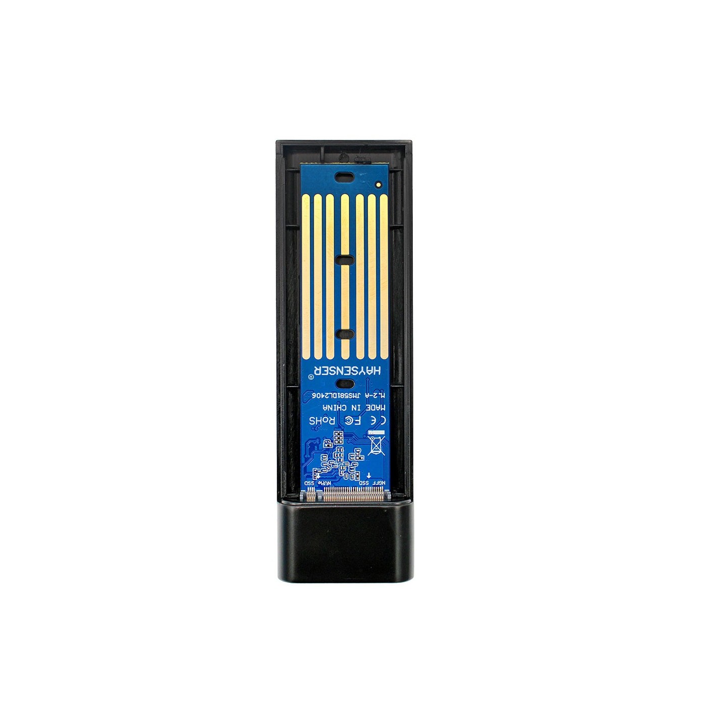 باکس تبدیل هارد لپ‌تاپ هایسنسر HY-M1058 (M.2 NVME & NGFF)