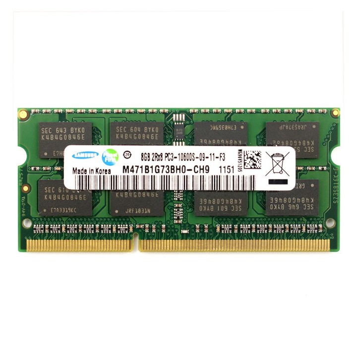 رم لپ‌تاپ PC3-10600 سامسونگ 1333 مگاهرتز 8 گیگابایت (اورجینال)
