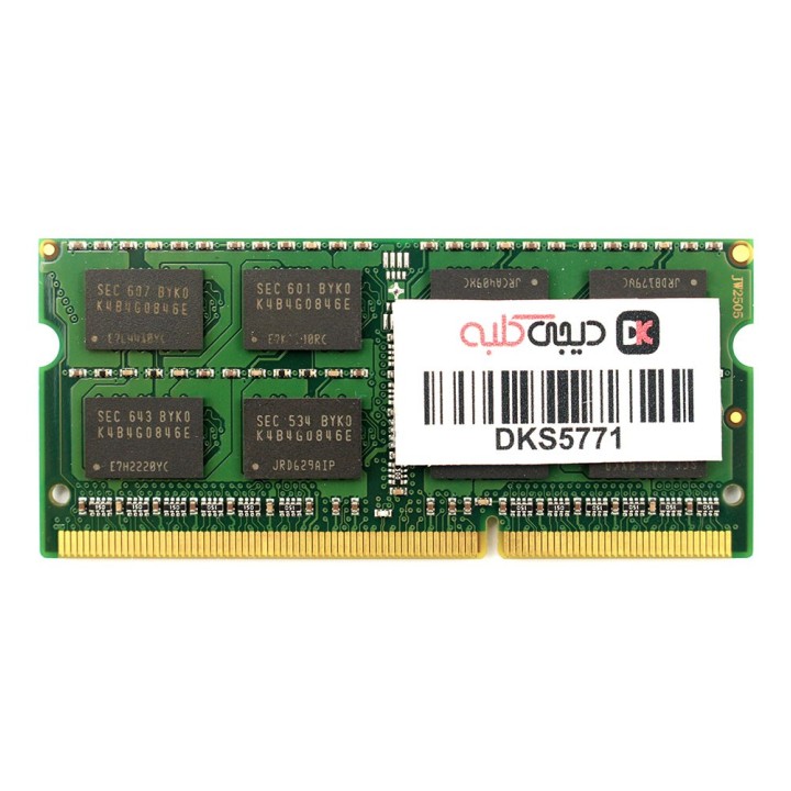 رم لپ‌تاپ PC3-10600 سامسونگ 1333 مگاهرتز 8 گیگابایت (اورجینال)