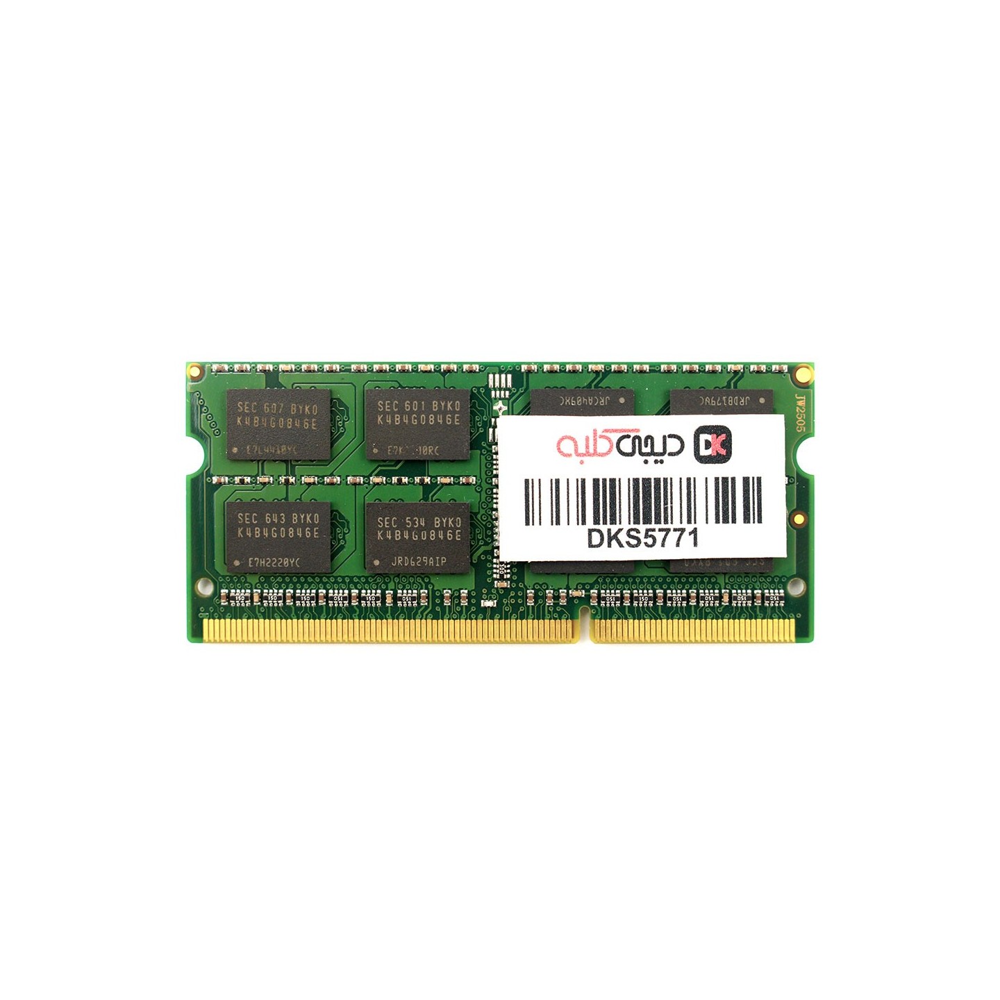 رم لپ‌تاپ PC3-10600 سامسونگ 1333 مگاهرتز 8 گیگابایت (اورجینال)