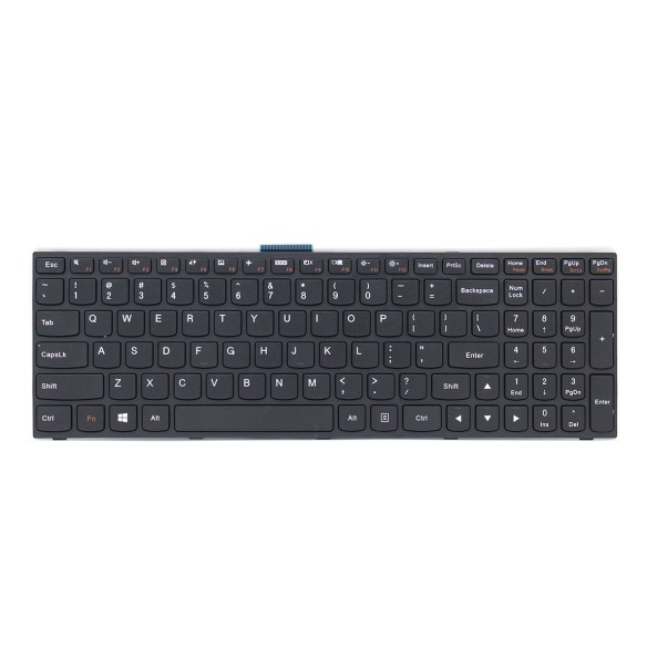 کیبورد لپ‌تاپ لنوو IdeaPad G50-80 (بدون بکلایت و فریم مشکی)