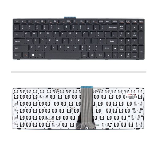 کیبورد لپ‌تاپ لنوو IdeaPad G70-80 (بدون بکلایت و فریم مشکی)