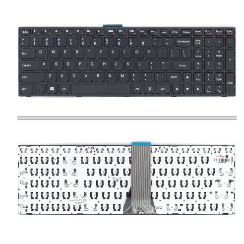 کیبورد لپ‌تاپ لنوو IdeaPad G70-80 (بدون بکلایت و فریم مشکی)