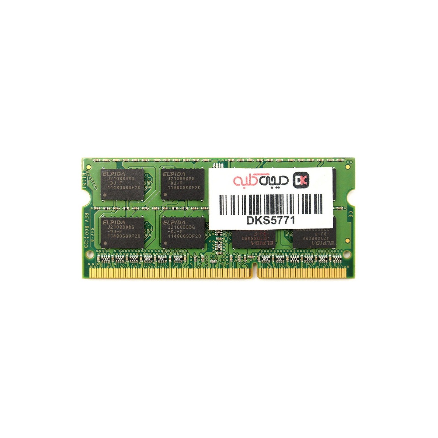 رم لپ‌تاپ PC3-10600 کینگستون 1333 مگاهرتز 4 گیگابایت (استوک | اورجینال)