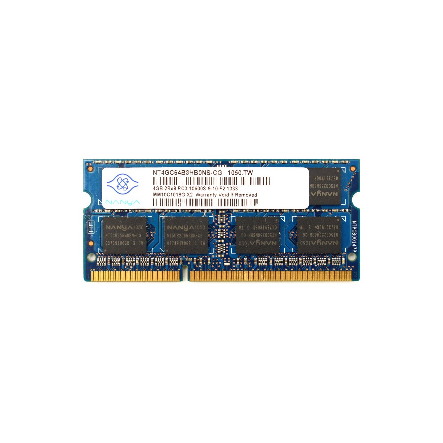 رم لپ‌تاپ PC3-10600 نانیا 1333 مگاهرتز 4 گیگابایت (استوک | اورجینال)