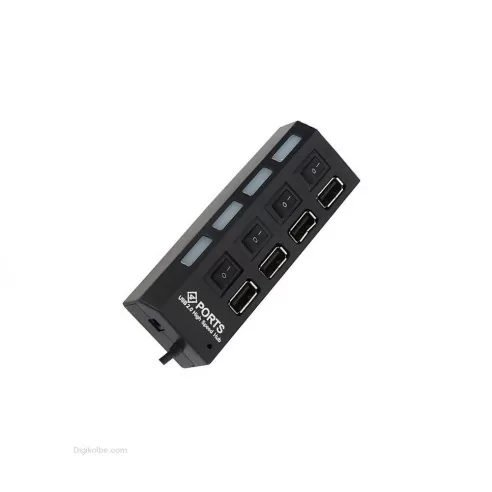هاب 4 پورت 9017 ونتولینک ( USB2 )