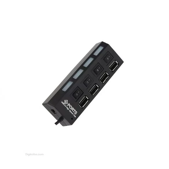 هاب 4 پورت 9017 ونتولینک ( USB2 ) هاب 4 پورت 9017 ونتولینک ( USB2 )