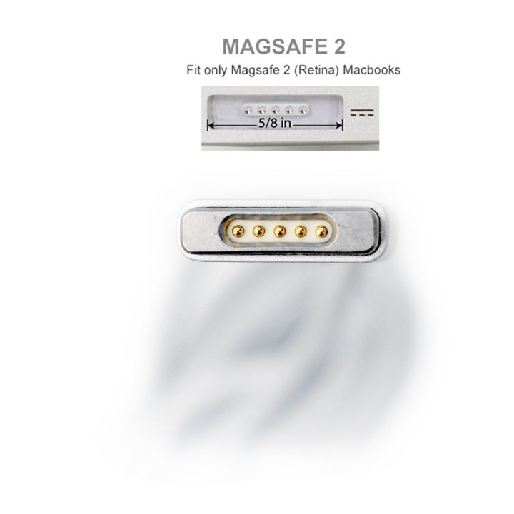 شارژر لپ‌تاپ مک‌بوک اپل 60 وات (Magsafe 2) ®