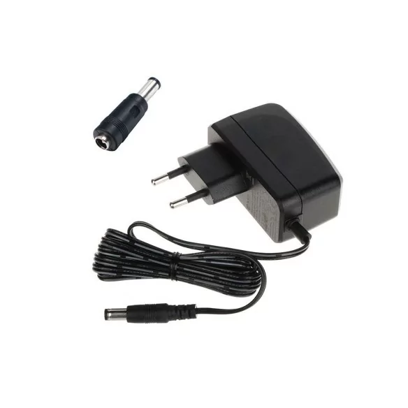 آداپتور برق مانیتور 12 ولت 3 آمپر (سوکت 2.5 * 5.5 | همراه با تبدیل 4.4 * 6.5 )
