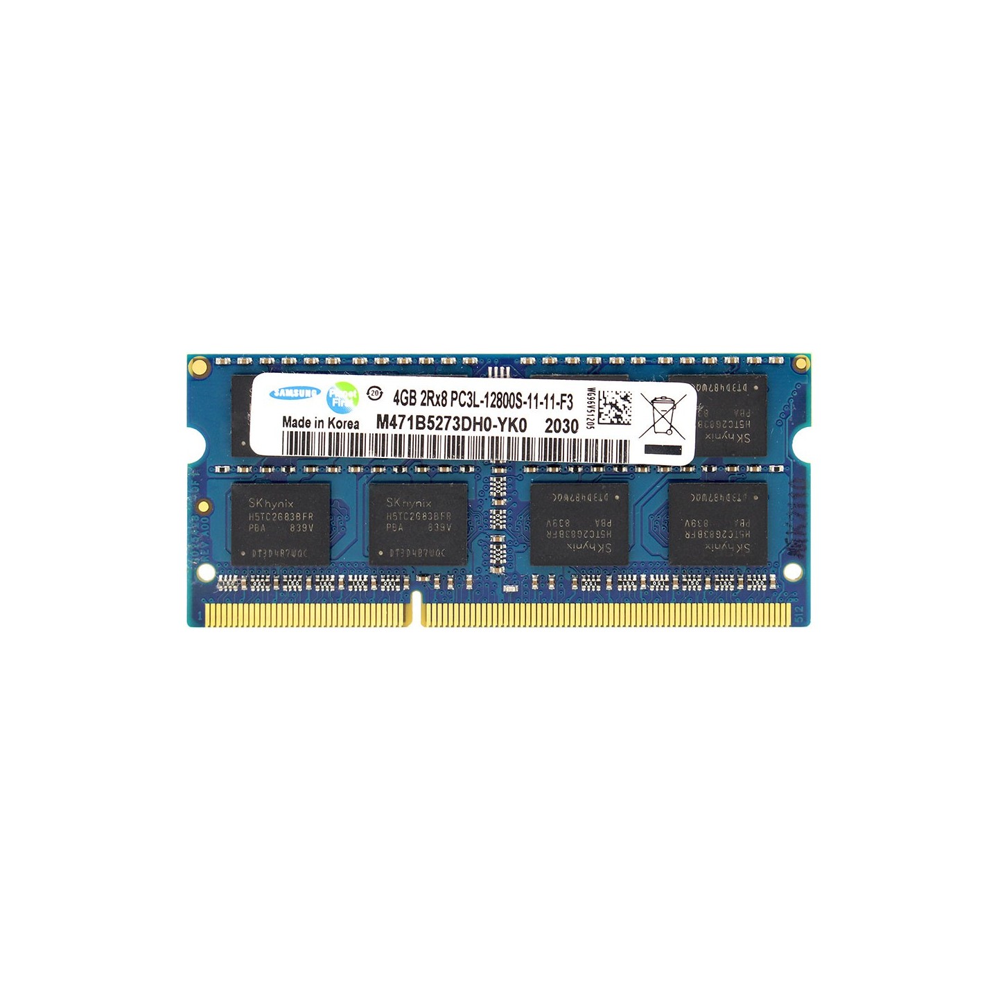 رم لپ‌تاپ PC3L-12800 سامسونگ 1600 مگاهرتز 4 گیگابایت (استوک | اورجینال)