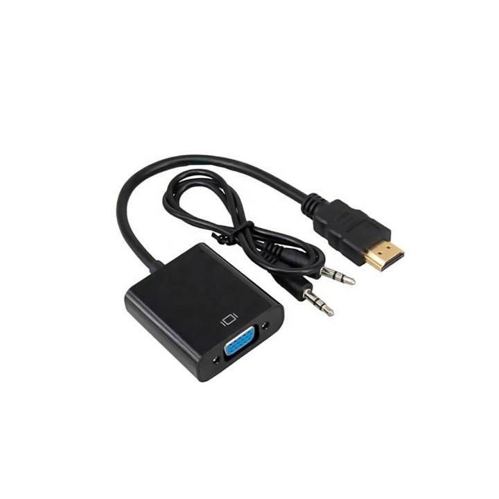 تبدیل HDMI به VGA ونتولینک ( با کابل صدا )