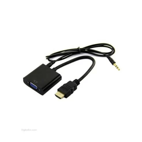 تبدیل HDMI به VGA ونتولینک ( با کابل صدا )