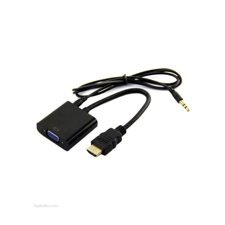 تبدیل HDMI به VGA ونتولینک ( با کابل صدا )
