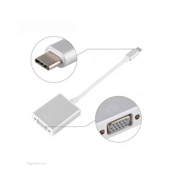 تبدیل Type-c به VGA ونتولینک تبدیل Type-c به VGA ونتولینک