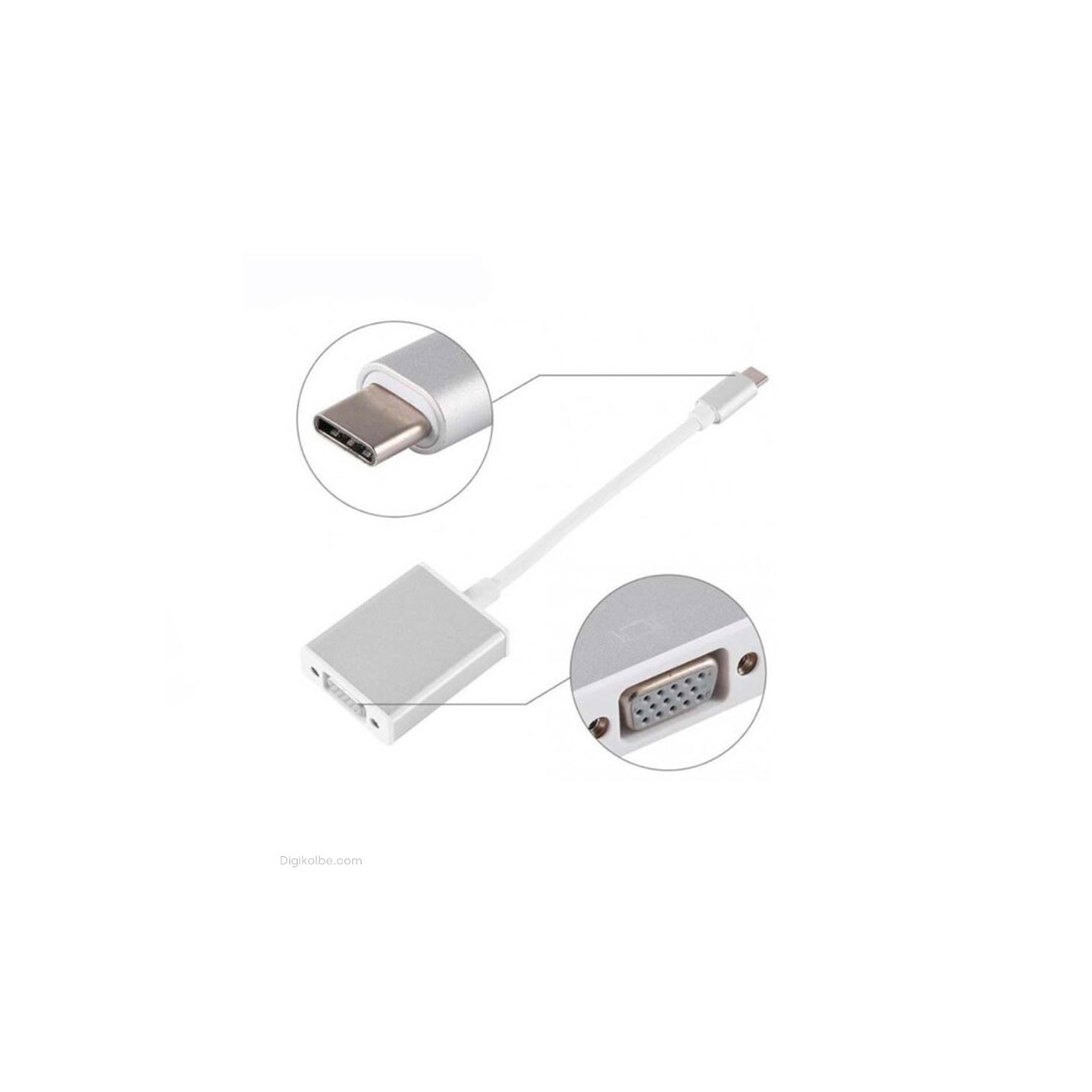تبدیل Type-c به VGA ونتولینک