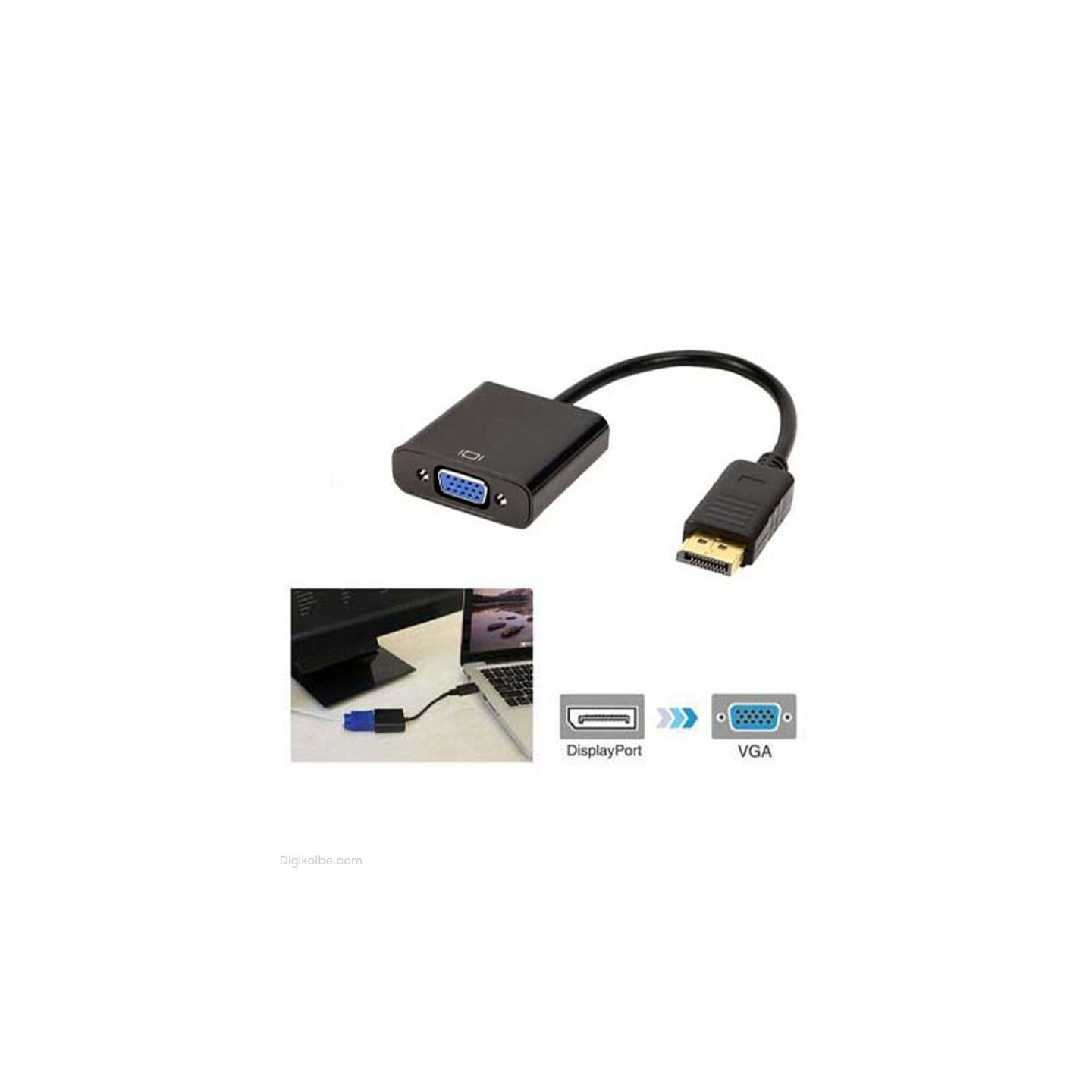 تبدیل Displayport به VGA ونتولینک