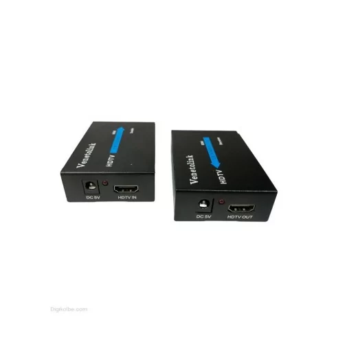 تبدیل اکستندر HDMI تحت شبکه ونتولینک HDTV ( با آداپتور برق | پشتیبانی حداکثر تا 60 متر )