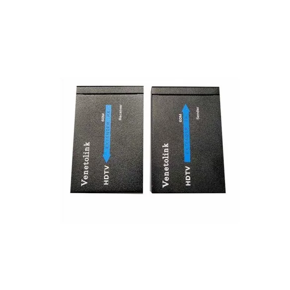 تبدیل اکستندر HDMI تحت شبکه ونتولینک HDTV ( با آداپتور برق | پشتیبانی حداکثر تا 60 متر )