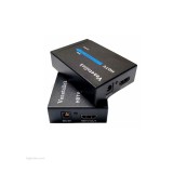 تبدیل اکستندر HDMI تحت شبکه ونتولینک HDTV ( با آداپتور برق | پشتیبانی حداکثر تا 60 متر )