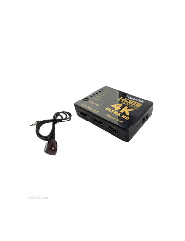 تبدیل سوئیچ 5 به 1 HDMI ونتولینک UH-501 4K