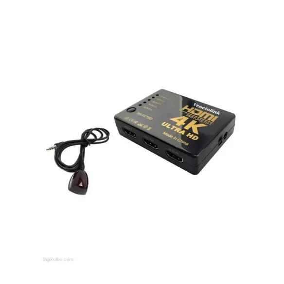 تبدیل سوئیچ 5 به 1 HDMI ونتولینک UH-501) 4K)