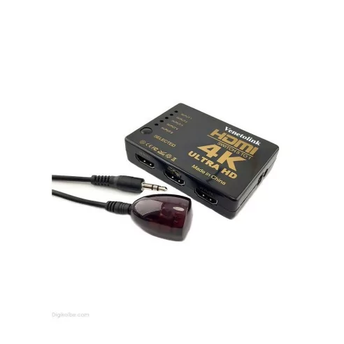 تبدیل سوئیچ 5 به 1 HDMI ونتولینک UH-501) 4K)