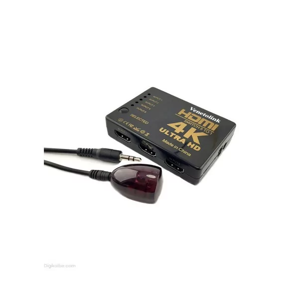 تبدیل سوئیچ 5 به 1 HDMI ونتولینک UH-501) 4K) تبدیل سوئیچ 5 به 1 HDMI ونتولینک UH-501) 4K)