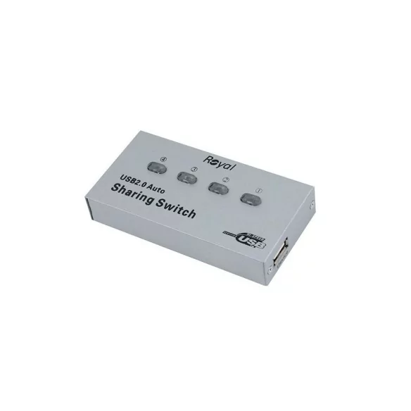 تبدیل USB سوئیچ 1 به 4 AUTO رویال (دیتا سوئیچ)