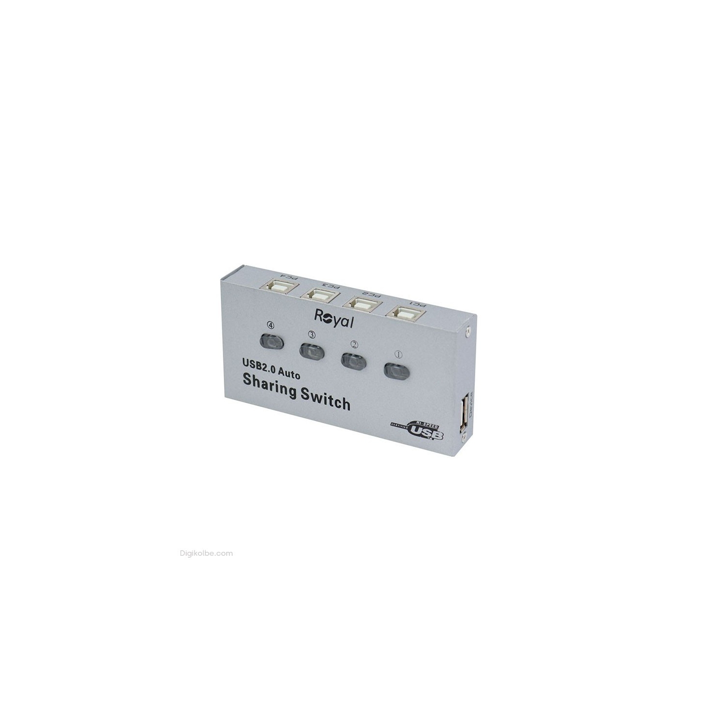 تبدیل USB سوئیچ 1 به 4 AUTO رویال (دیتا سوئیچ)